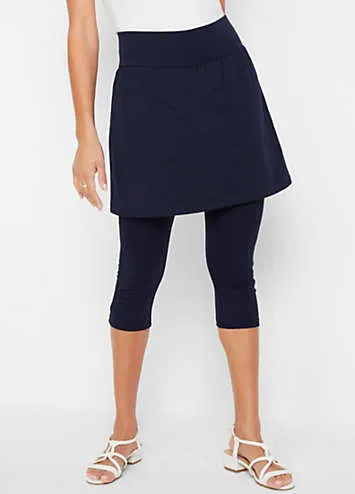 Skirted Cropped Leggings by bonprix | Look Again