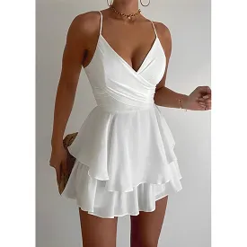 Sleeveless Ruffle Mini Dress