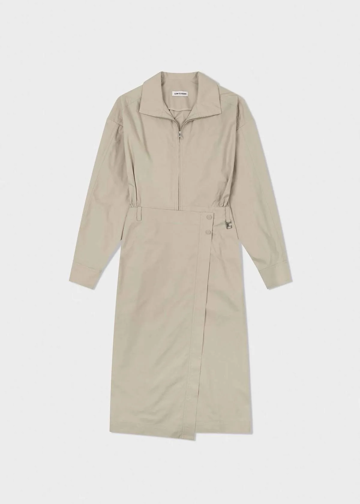 SS24 Skirted Jumpsuit Coat - Beige