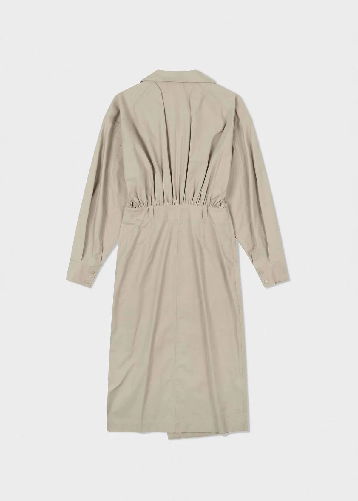 SS24 Skirted Jumpsuit Coat - Beige