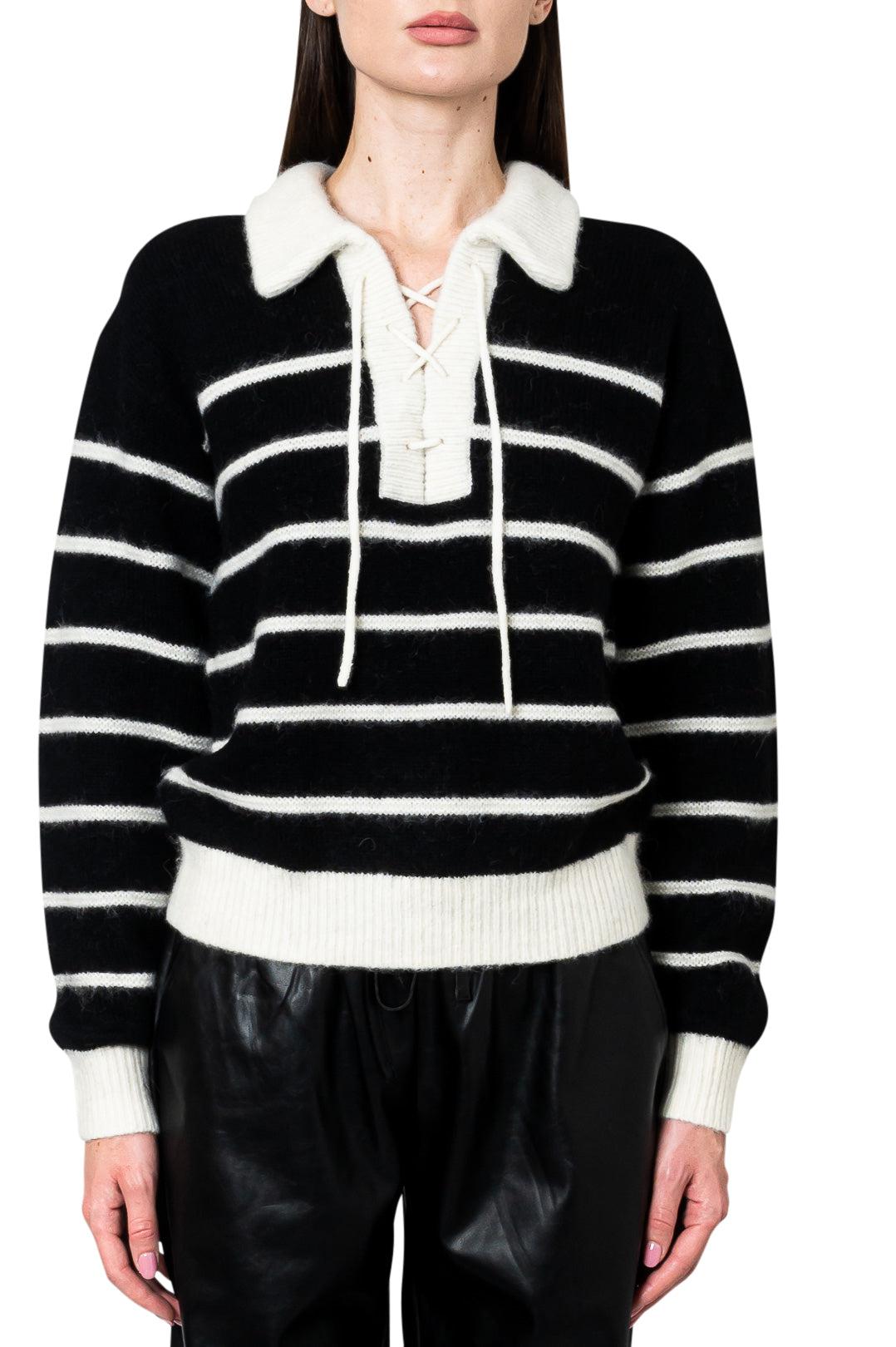 Striped wool sweater