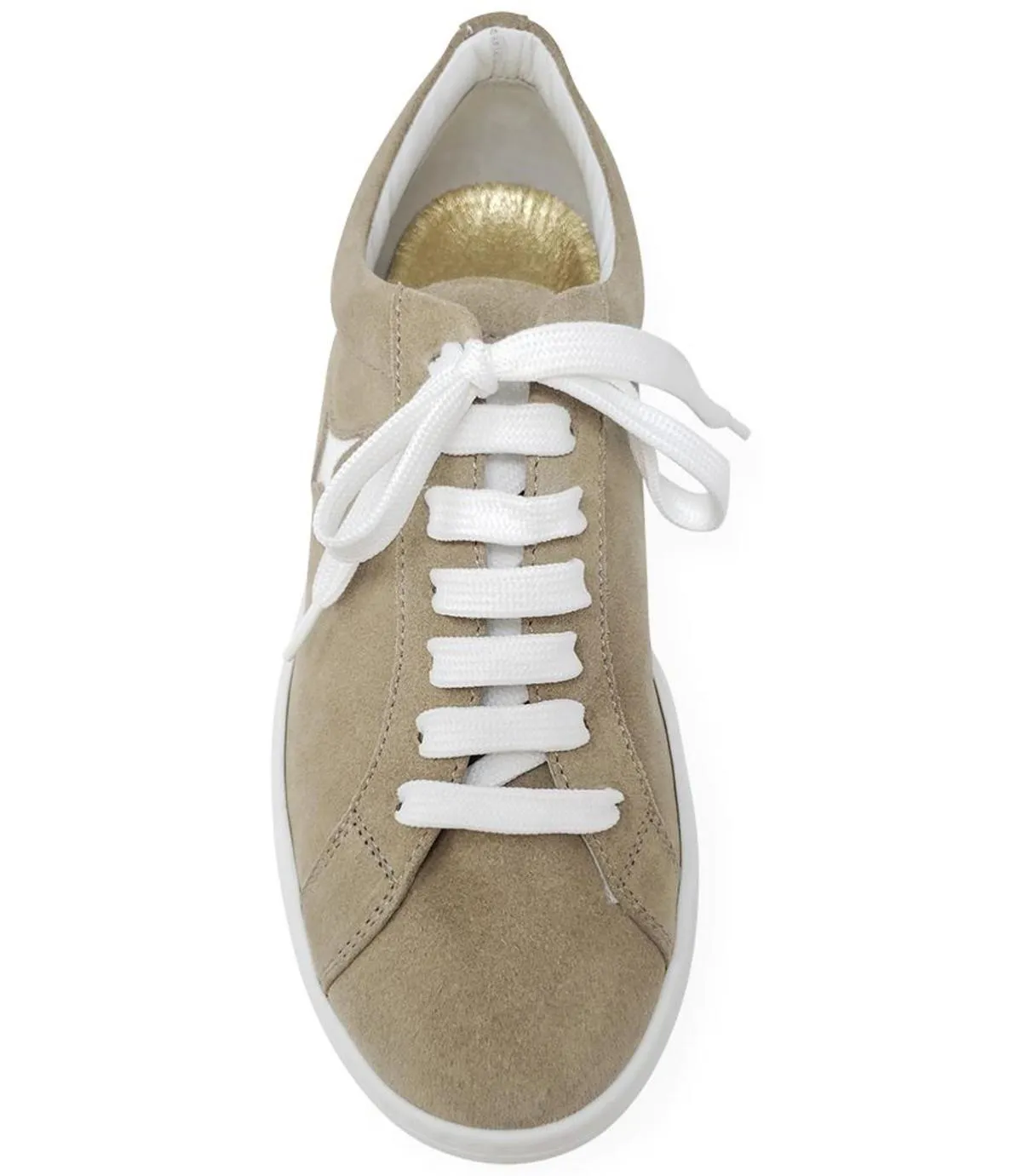 Suede Sirius Star Mens Sneaker - Beige