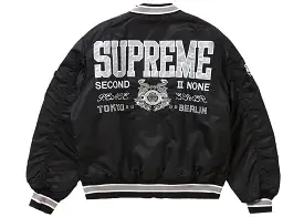 Supreme Second To None MA-1 Jacket Black