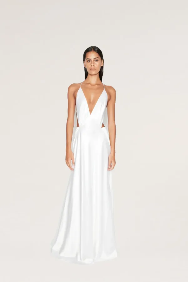 Tash Maxi Dress White