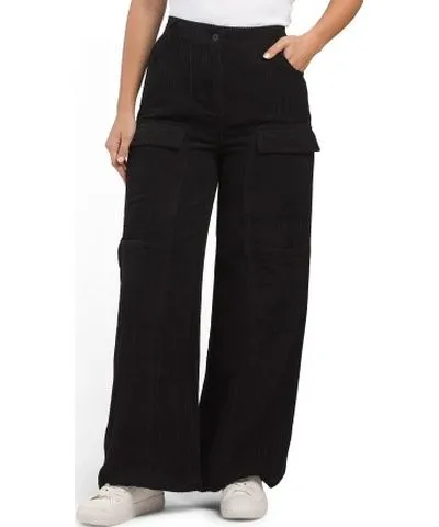 Tj Maxx Corduroy Wide Leg Cargo Pants For Women