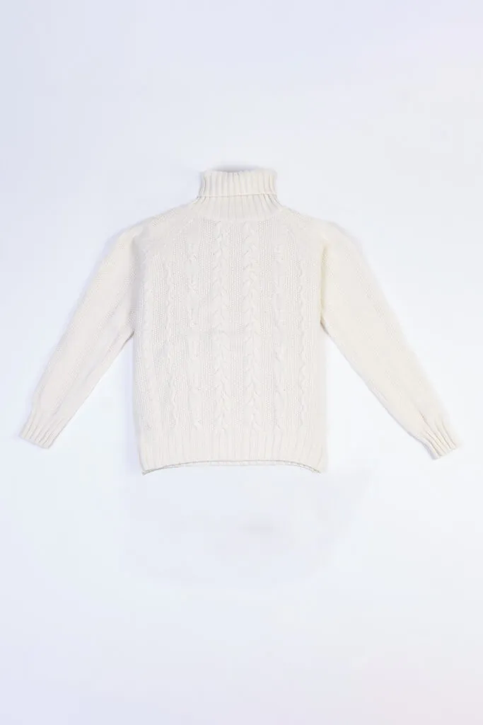 Turtleneck Cable Knit