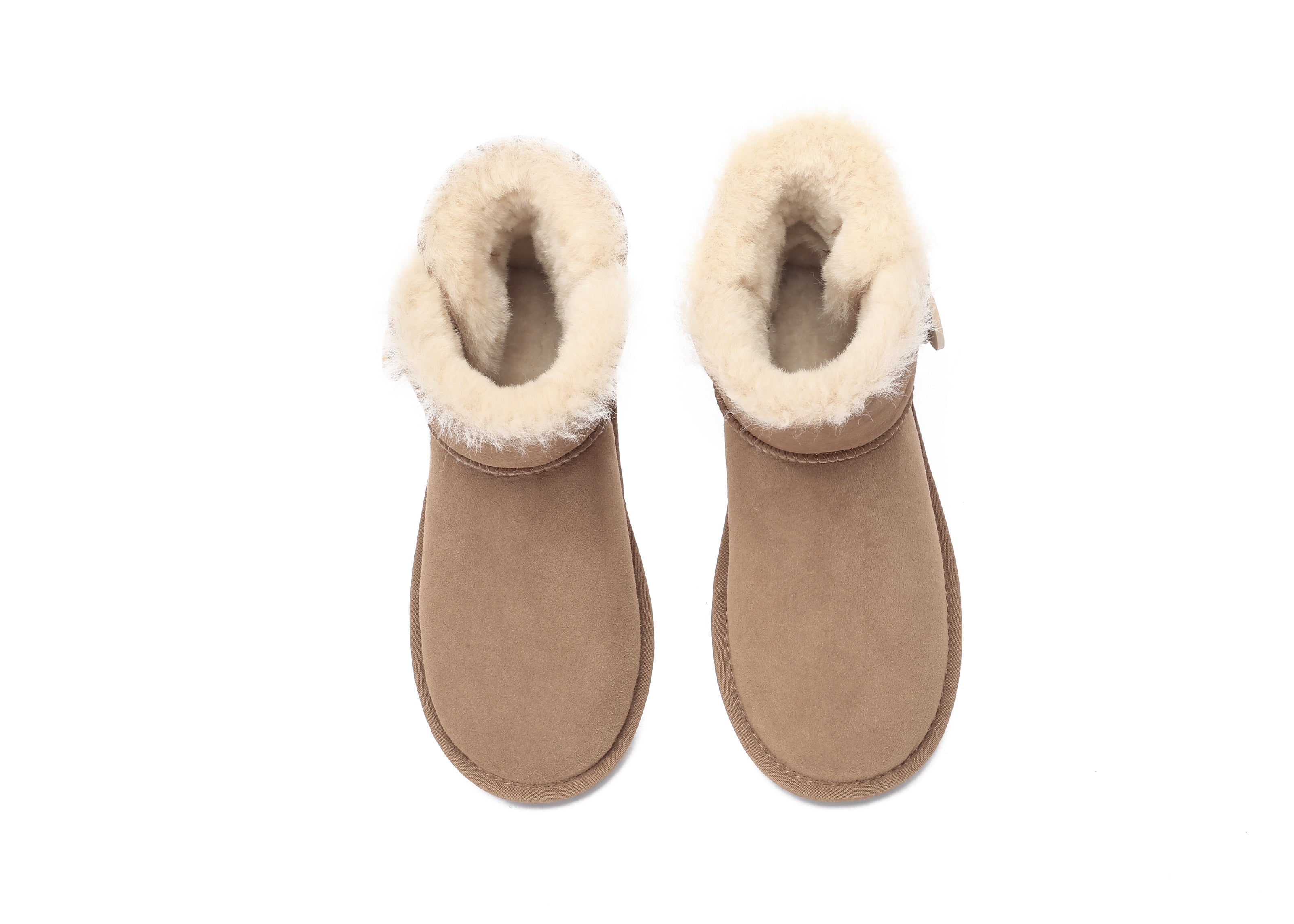 UGG Australian Shepherd Australia Premium Double Face Sheepskin Water Resistant Mini Button Boots