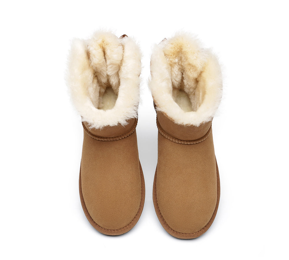 UGG Australian Shepherd Single Back Bow Women Mini Ugg Boots