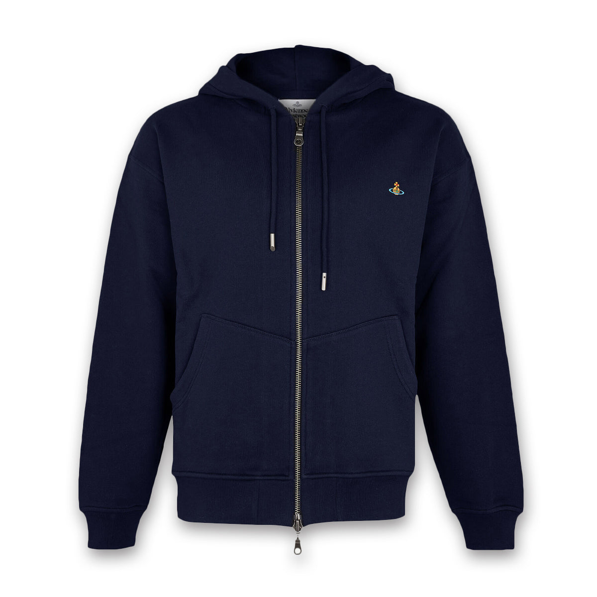 Vivienne Westwood - Rugged Full Zip Hoodie in Navy