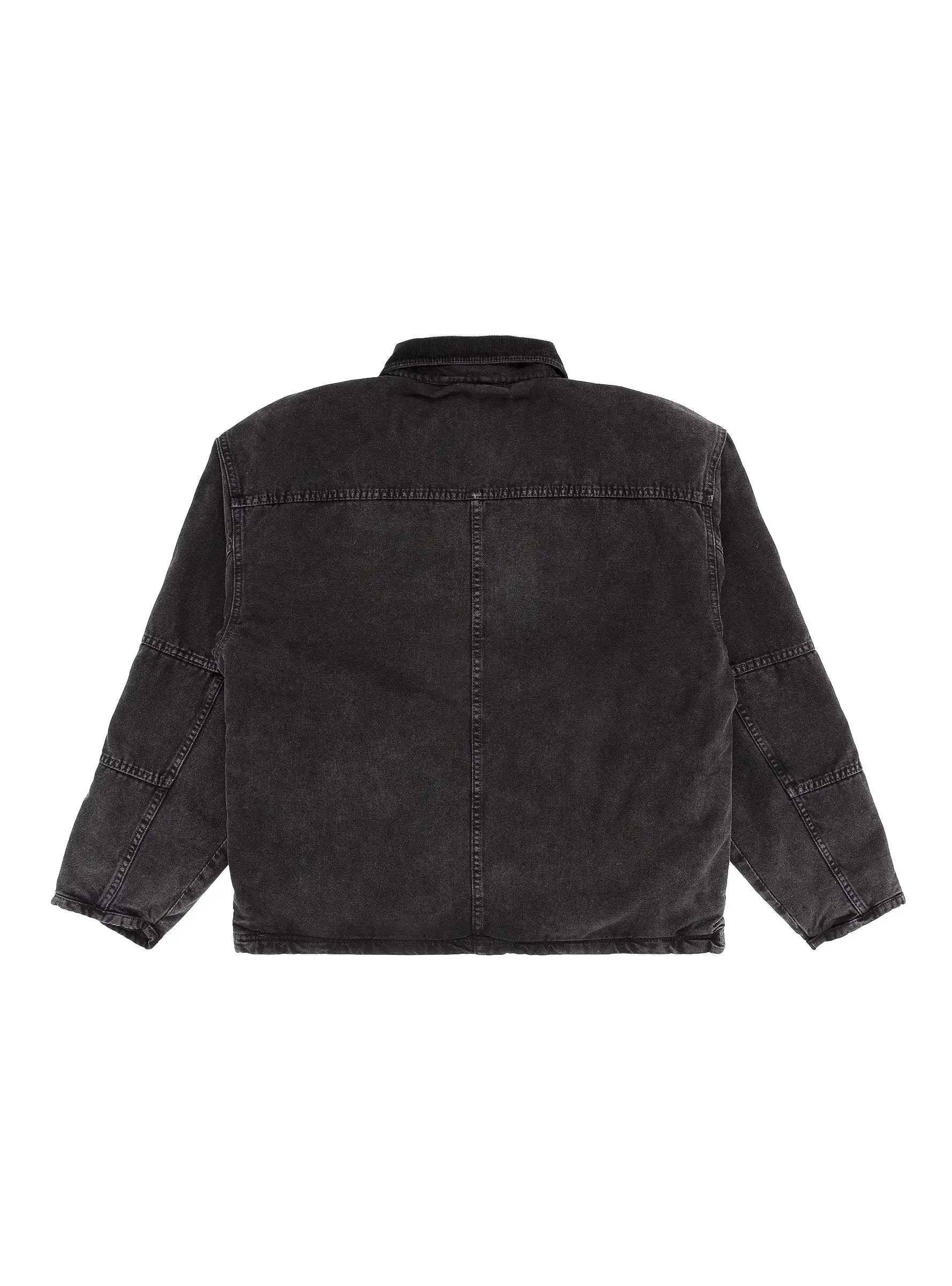 Washed Canvas Shop Jacket Black