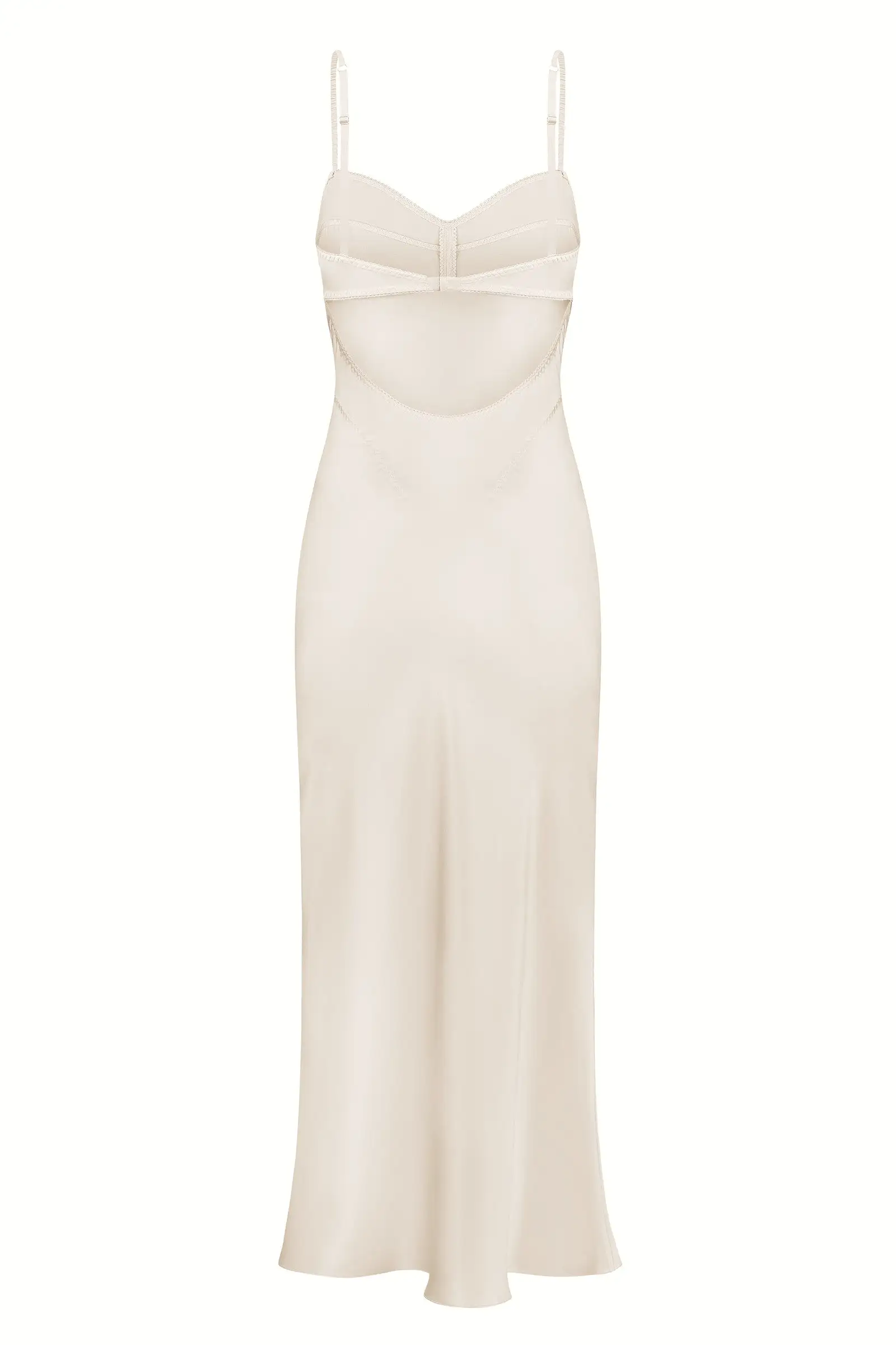 Waterlily Midi Dress in Ivory