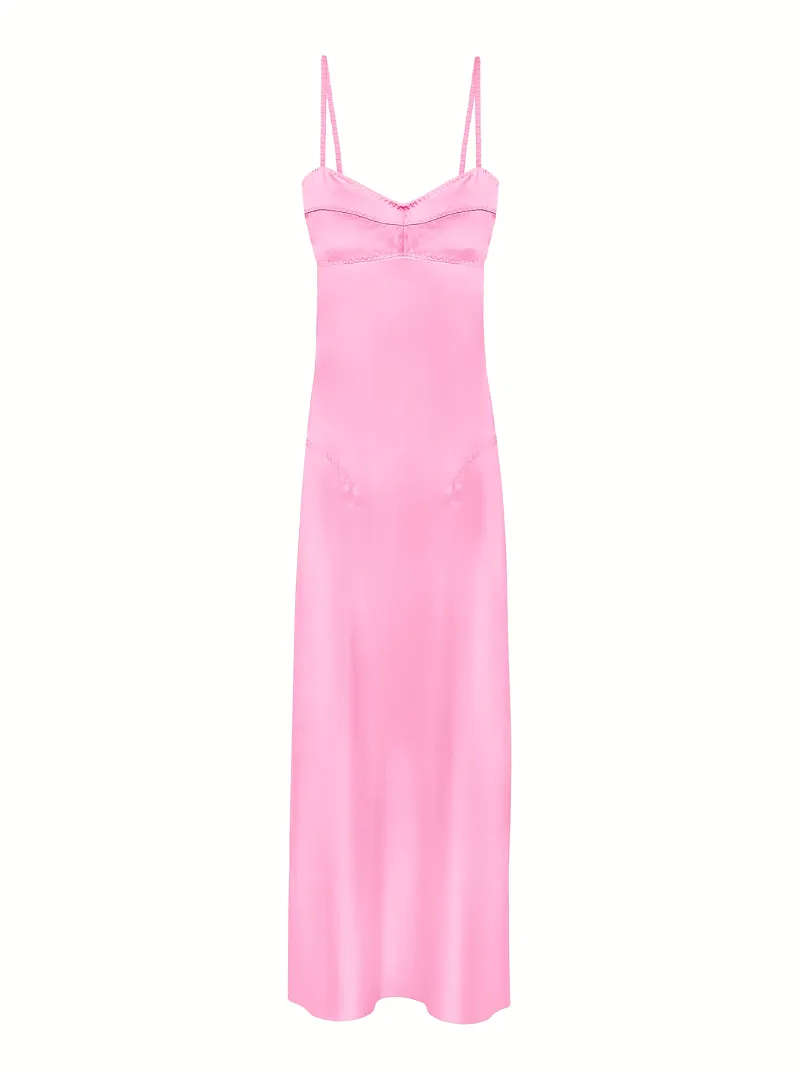 Waterlily Midi Dress in Pink