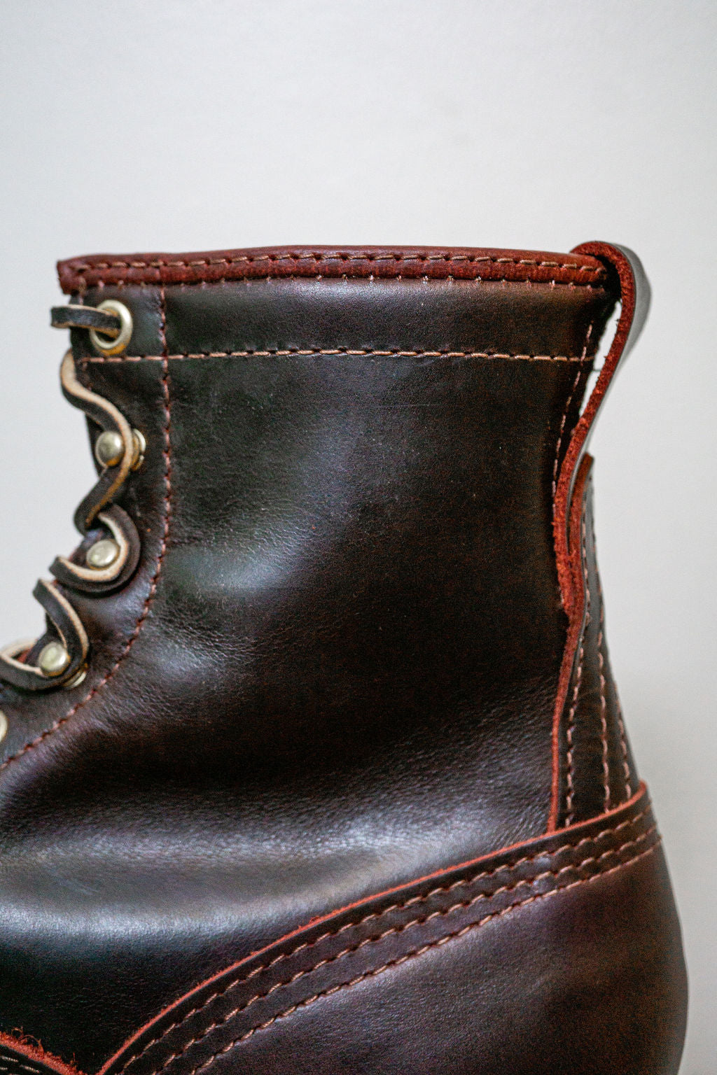 Wesco Boots Jobmaster - 8 Burgundy Lace to Toe