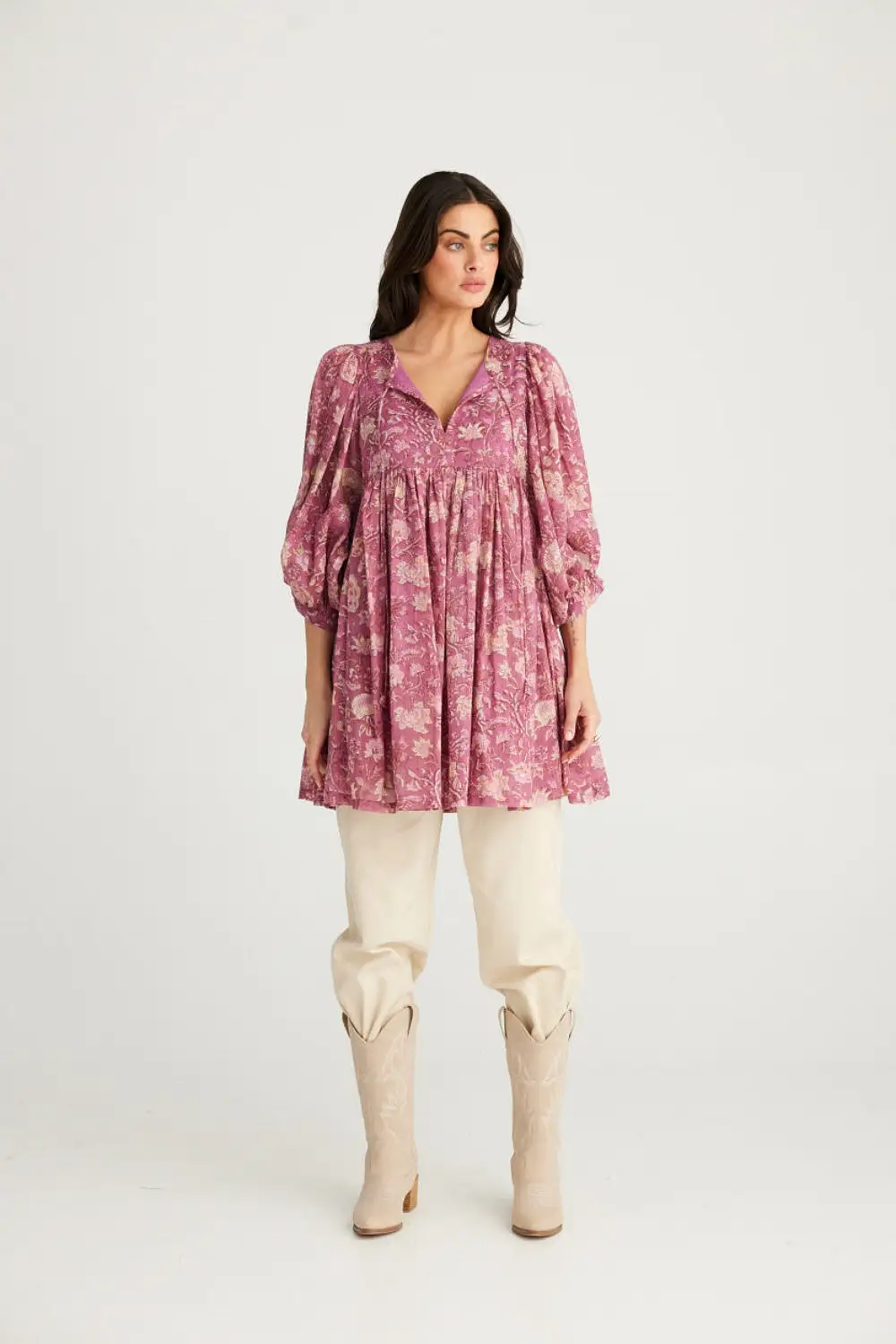 WISTERIA TUNIC DRESS