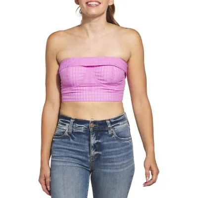 Women's Le Lis Corset Tube Crop Tank Top