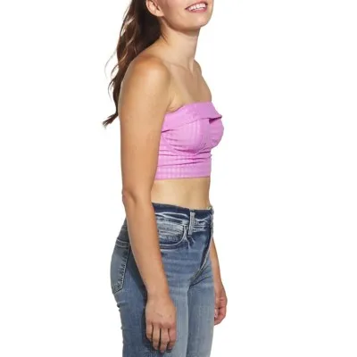 Women's Le Lis Corset Tube Crop Tank Top