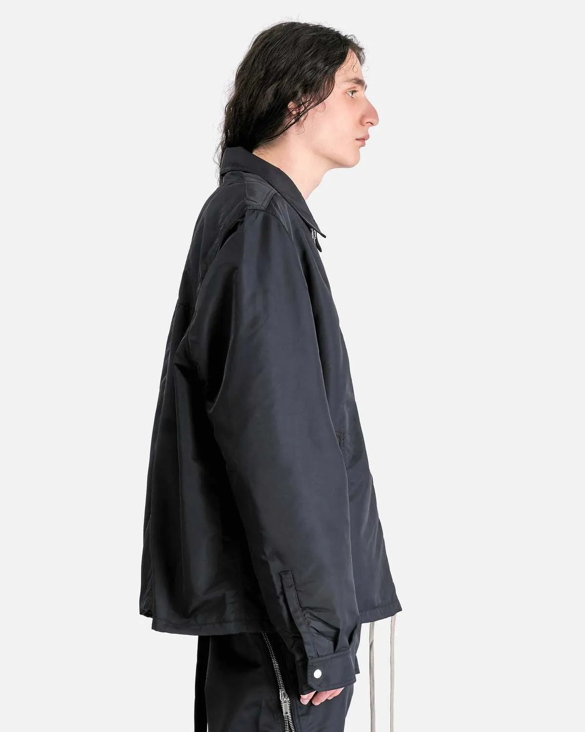 Zipfront Jacket - Black