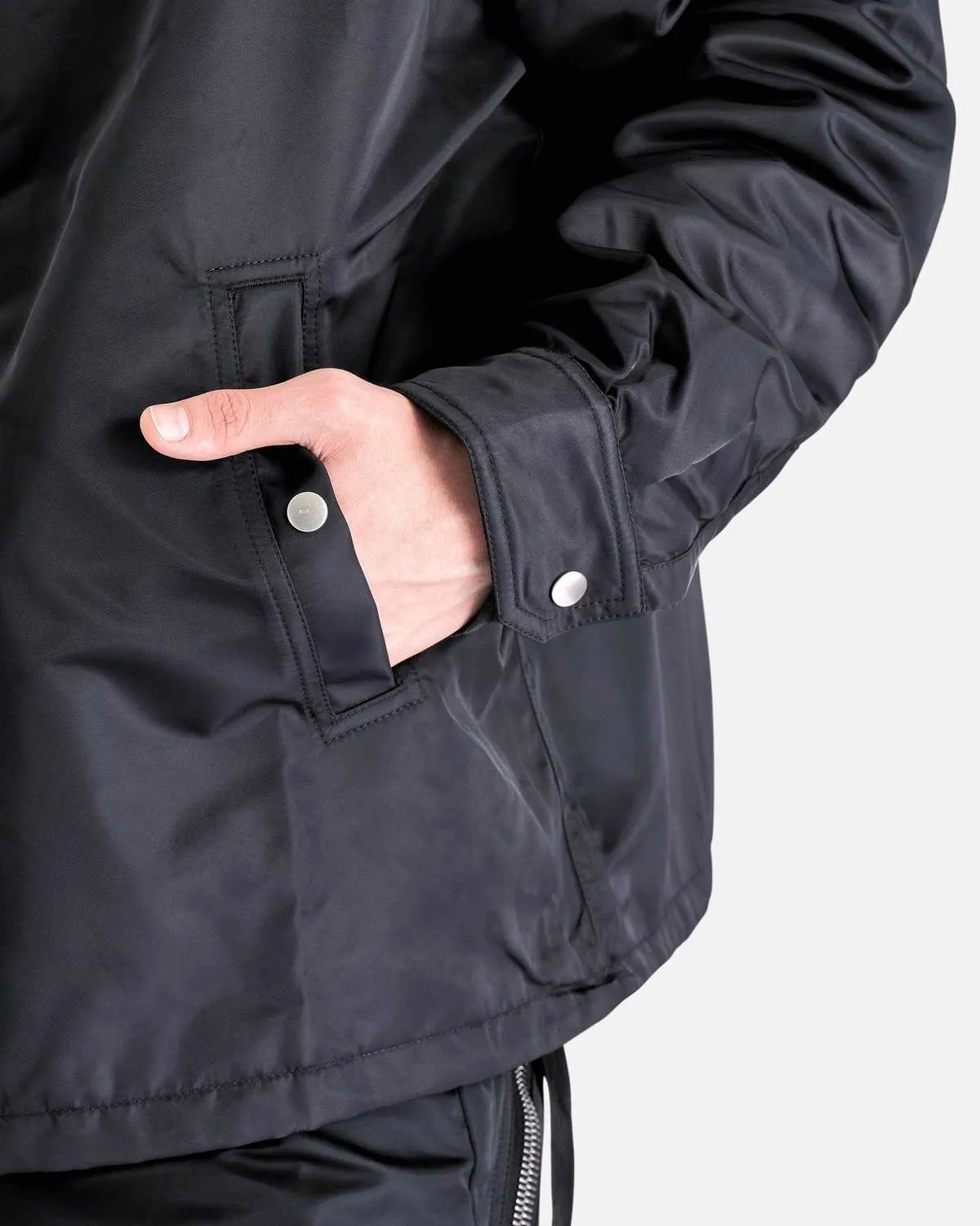 Zipfront Jacket - Black